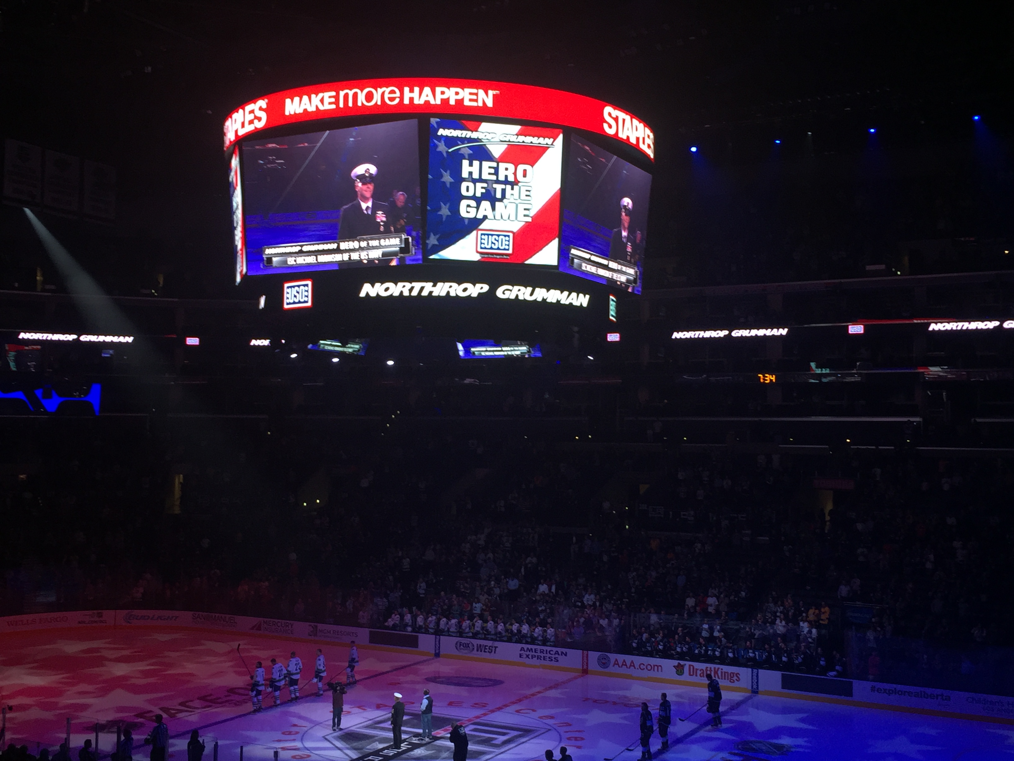Hero of the game- Honouring USA service men and women