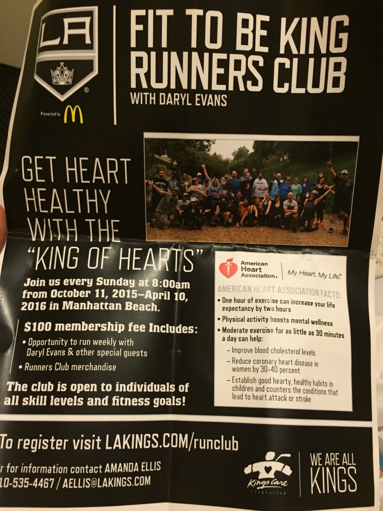 LA Kings Running Club