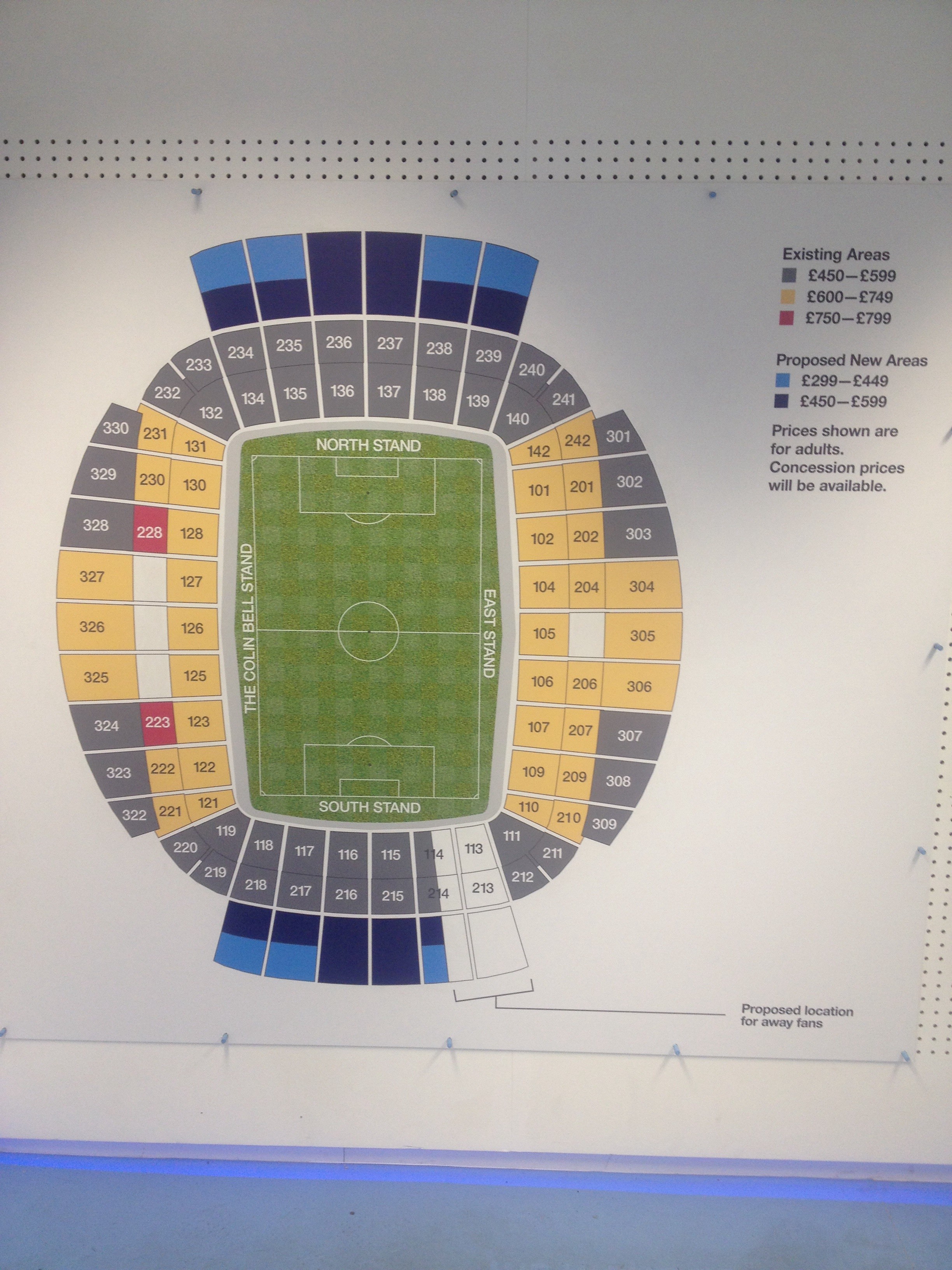 Manchester City new stadium plans showcase