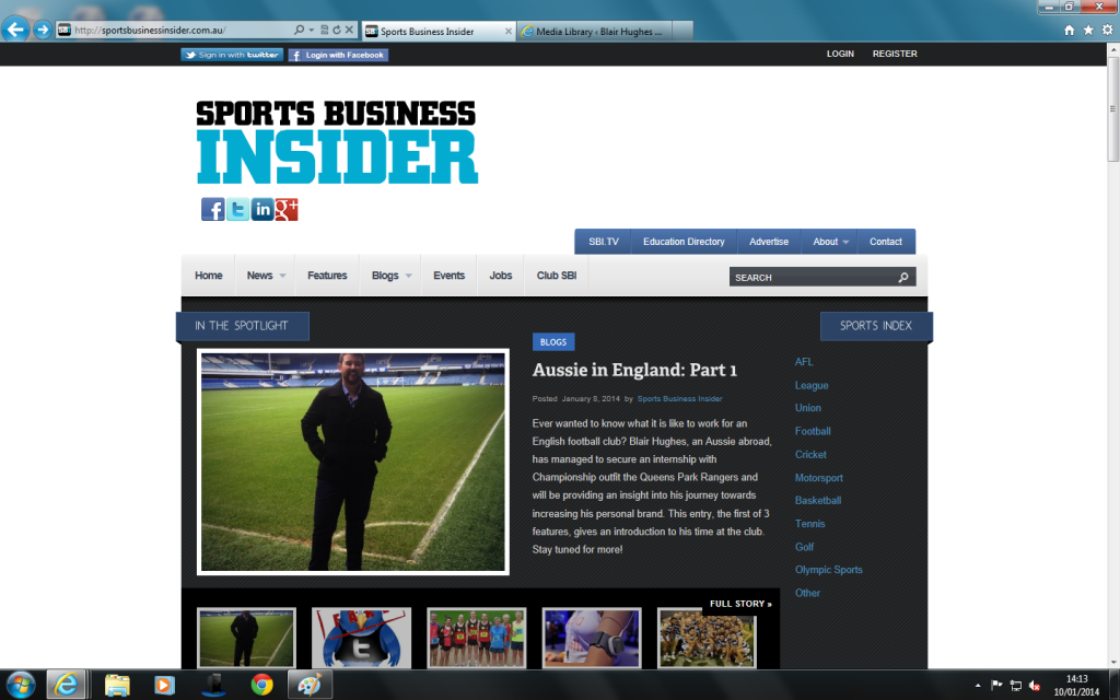 Sports Business Insider Blog