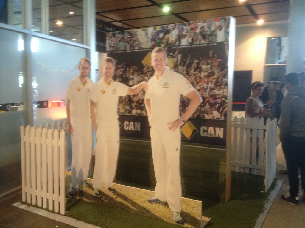 SCG photo opportunity for fans with the 'team'