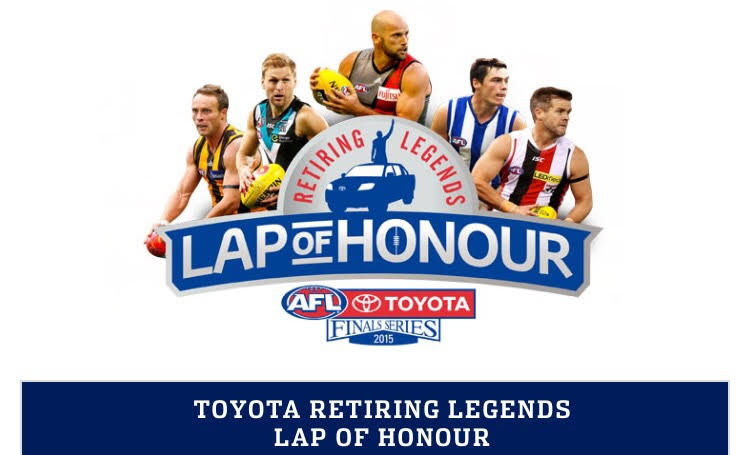 AFL Retiring AFL Legends Lap Of Honour