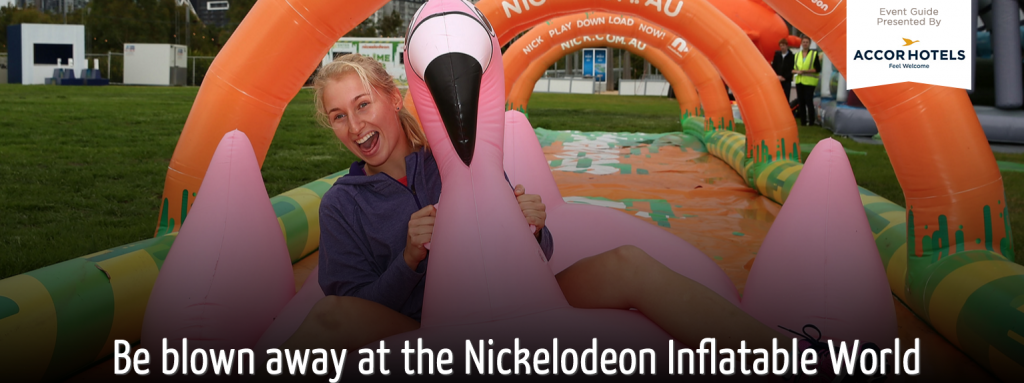 AUS OPEN 2016: Nickelodeon Inflatable World