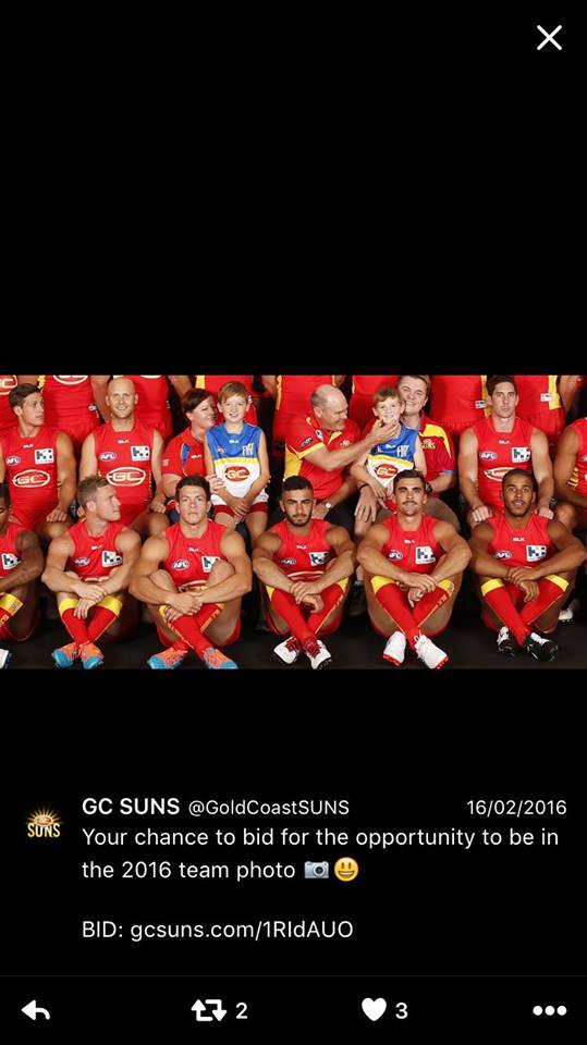 Be in the Suns Team Photo